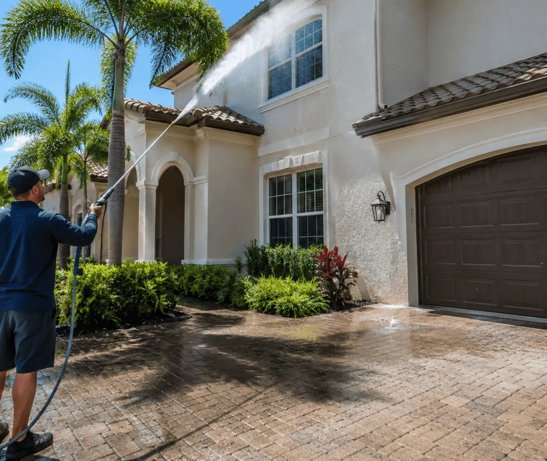 Pressure washing Yulee FL and residential soft washing